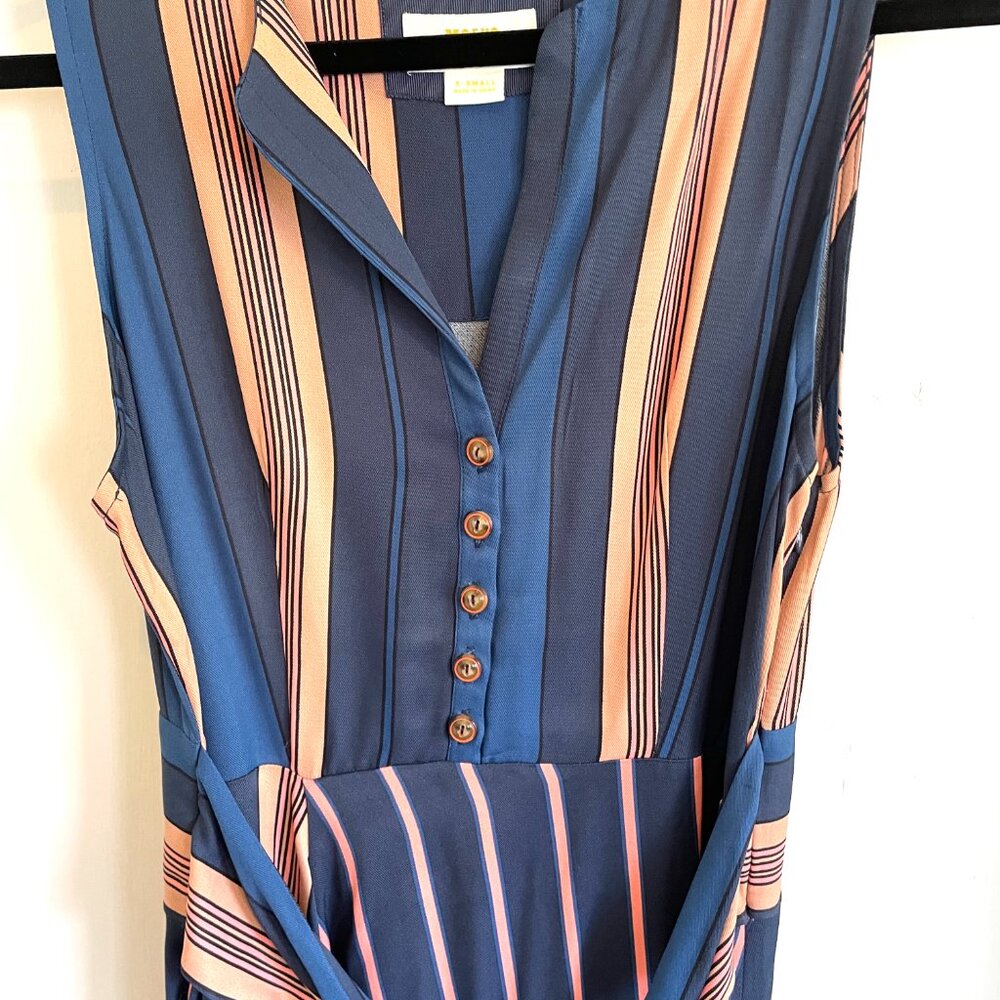 Women's Anthropologie Maeve Front-Tie Dress | Size XS - Picture 4 of 6